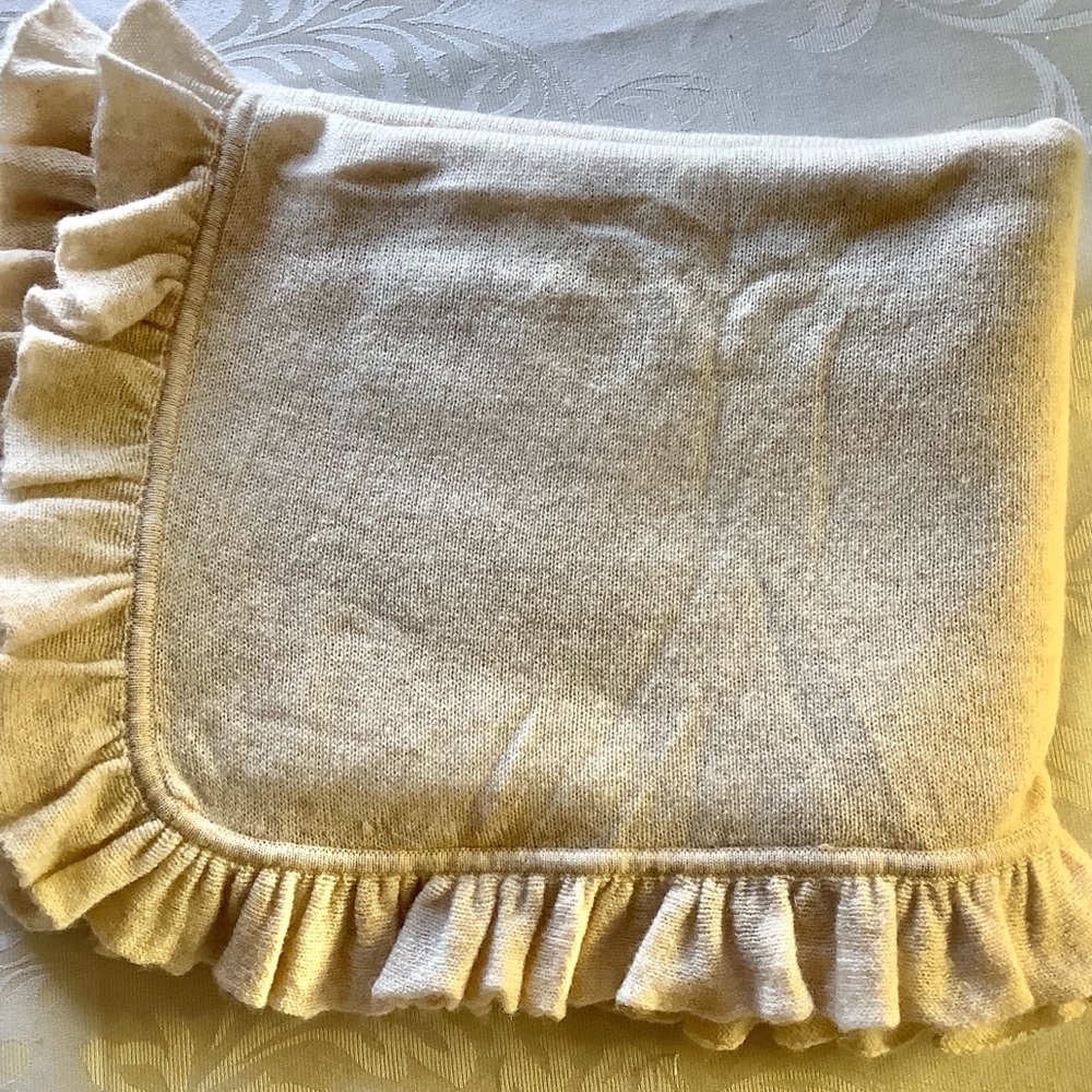 MACYS CHARTER CLUB 💯 CASHMERE Wheat  WRAP BNWT